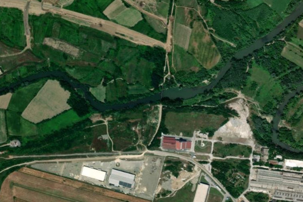 Satellitenbild der Umgebung von Moravac (Kraljevo)