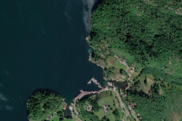 Satellitenbild der Umgebung von Austadstranda · Küste