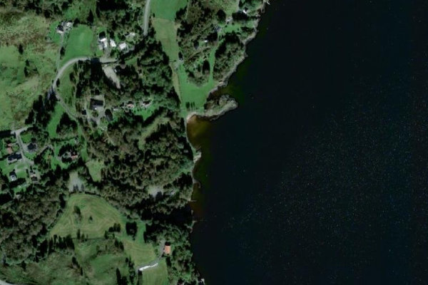 Satellitenbild der Umgebung von Aksnes