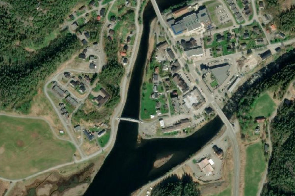 Satellitenbild der Umgebung von Åfjord · Küste