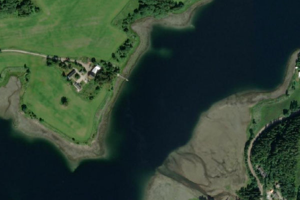 Satellitenbild der Umgebung von Heimdalsbotnet
