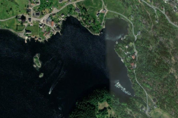Satellitenbild der Umgebung von Hamnevika