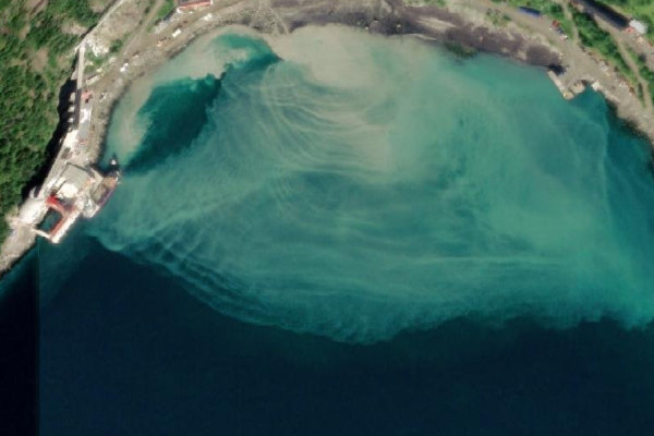 Satellitenbild der Umgebung von Lillebukta