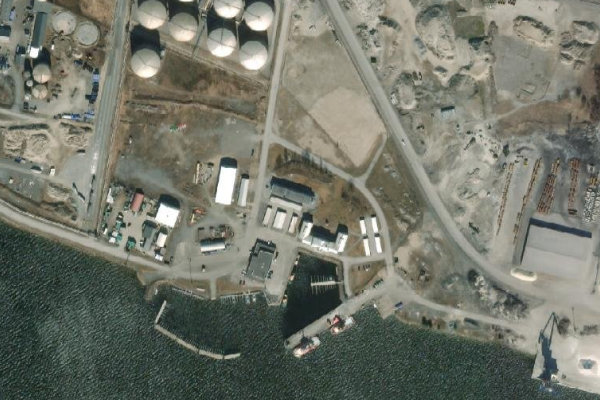 Satellitenbild der Umgebung von Strömören