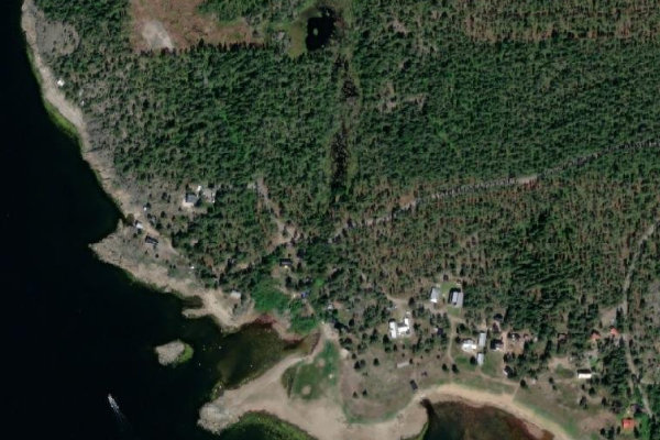 Satellitenbild der Umgebung von Gammelhamnen