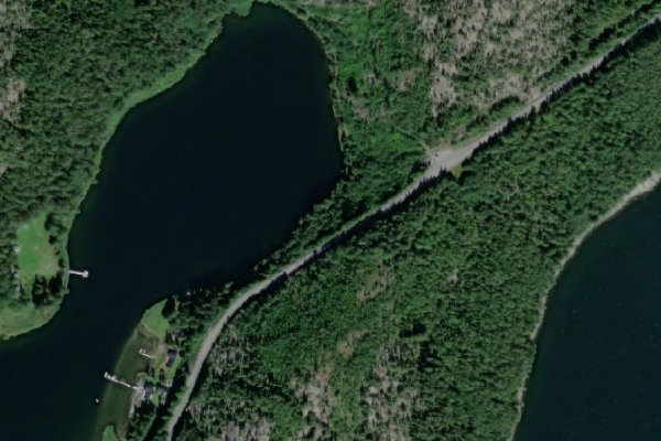 Satellitenbild der Umgebung von Fjärdbotten