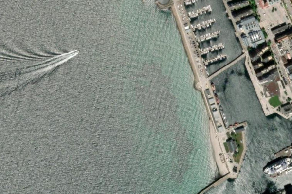 Satellitenbild der Umgebung von Helsingborg (Centrum)