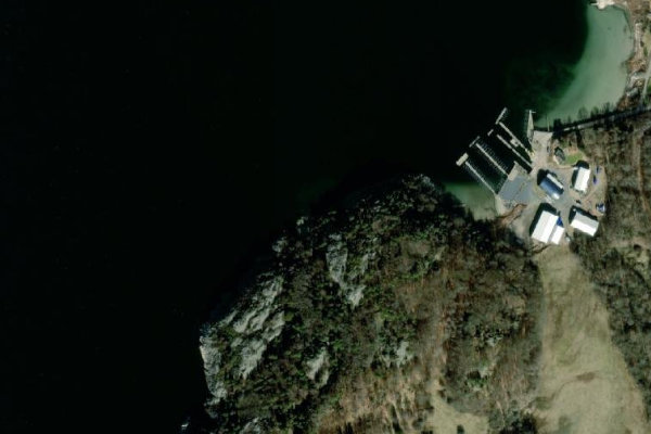 Satellitenbild der Umgebung von Båtevik