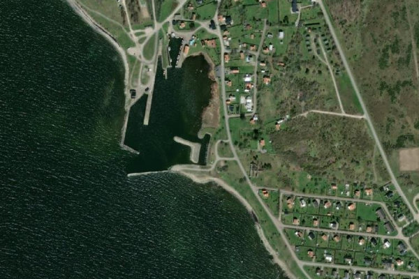 Satellitenbild der Umgebung von Grönhögens hamn