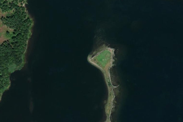 Satellitenbild der Umgebung von Bokenäs · Küste