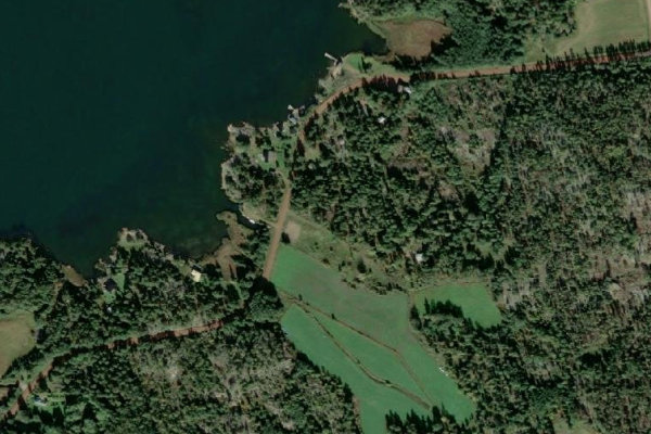 Satellitenbild der Umgebung von Sanda · Küste