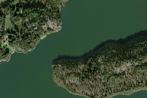 Satellitenbild der Umgebung von Oxsund
