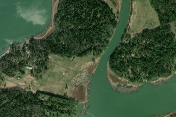 Satellitenbild der Umgebung von Blindsund