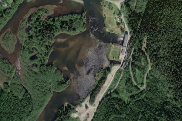 Satellitenbild der Umgebung von Nidelva – Svean
