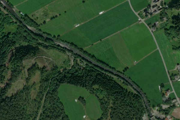 Satellitenbild der Umgebung von Velledalselva