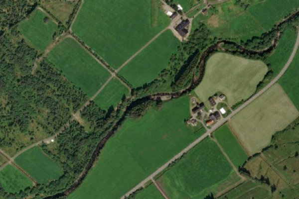 Satellitenbild der Umgebung von Bondalselva