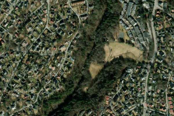 Satellitenbild der Umgebung von Lysakerelva