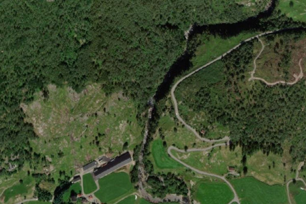 Satellitenbild der Umgebung von Frafjordelva