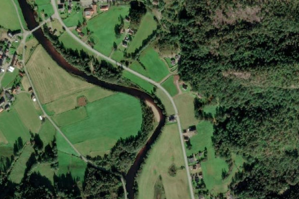Satellitenbild der Umgebung von Audna