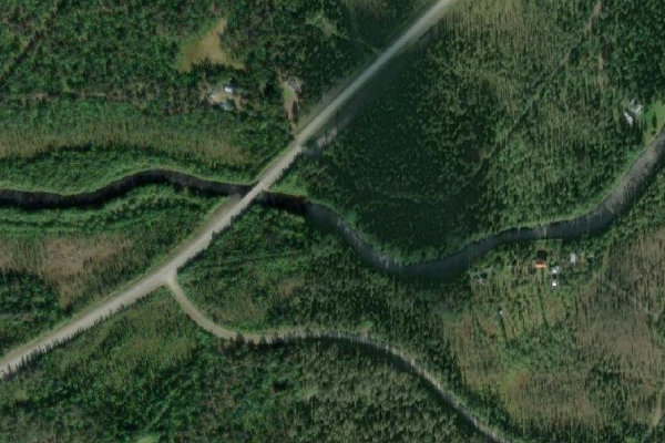 Satellitenbild der Umgebung von Valtiojoki – Markittabron