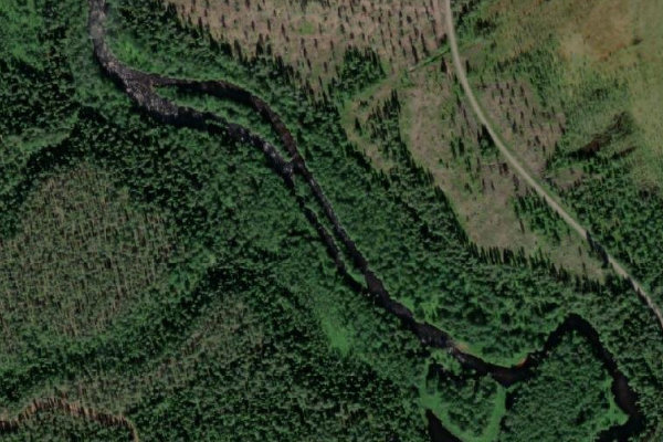 Satellitenbild der Umgebung von Sör-Lillån