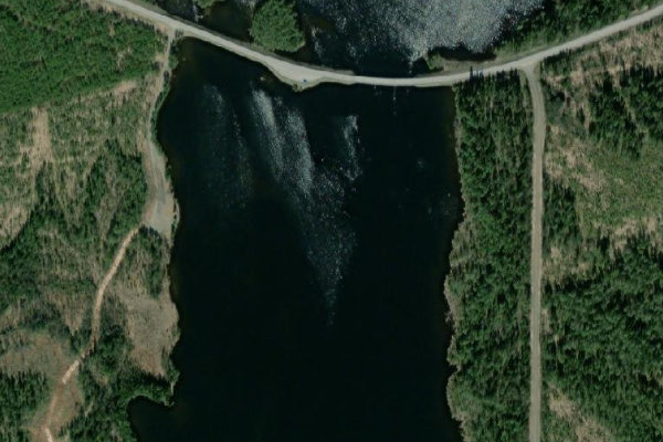 Satellitenbild der Umgebung von Ockern