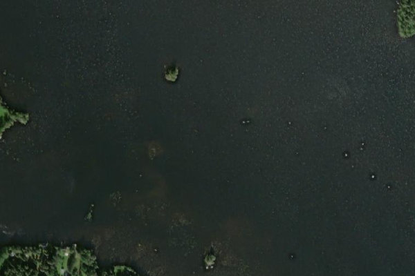 Satellitenbild der Umgebung von Greningssjön