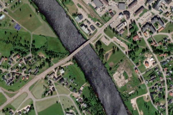 Satellitenbild der Umgebung von Västerdalälven – Malung
