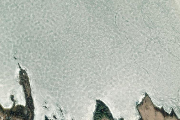 Satellitenbild der Umgebung von Velen