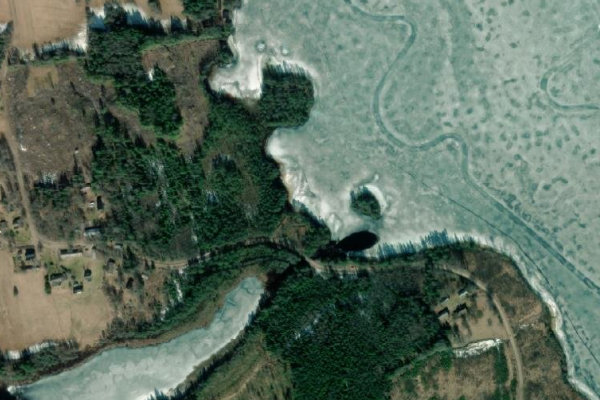 Satellitenbild der Umgebung von Vassjön