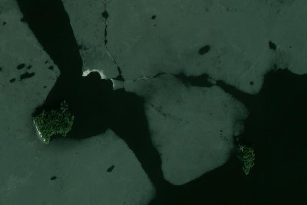 Satellitenbild der Umgebung von Hörendesjön