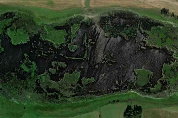 Satellitenbild der Umgebung von Frövisjön