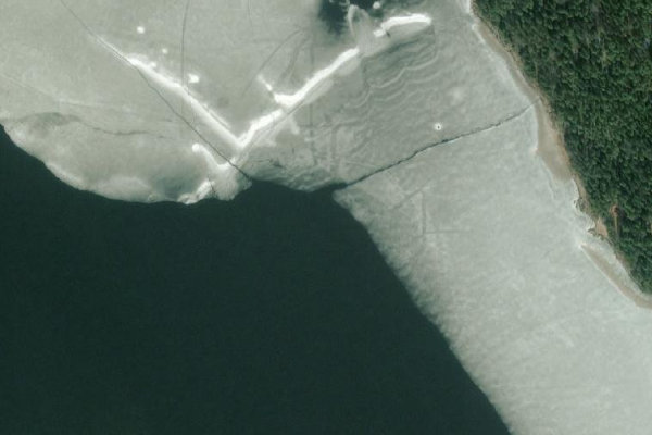 Satellitenbild der Umgebung von Byälven