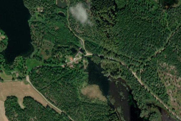 Satellitenbild der Umgebung von Östjuten
