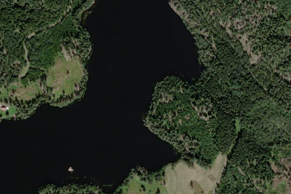 Satellitenbild der Umgebung von Fläten