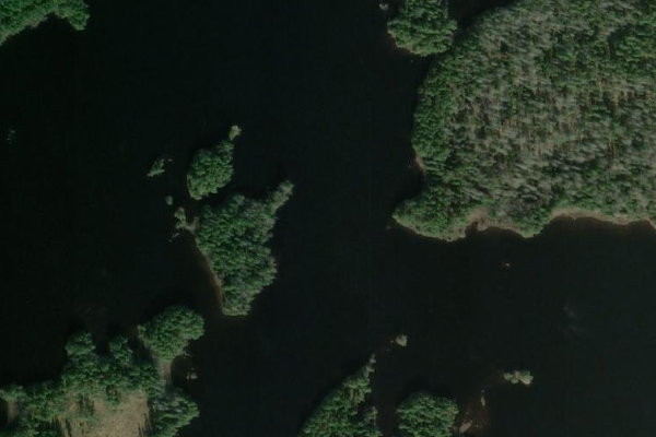 Satellitenbild der Umgebung von Holpen