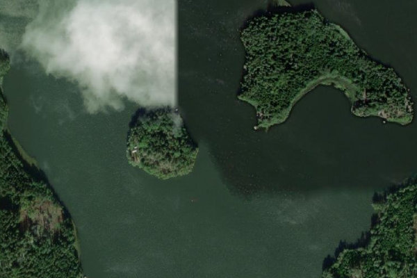 Satellitenbild der Umgebung von Hövern