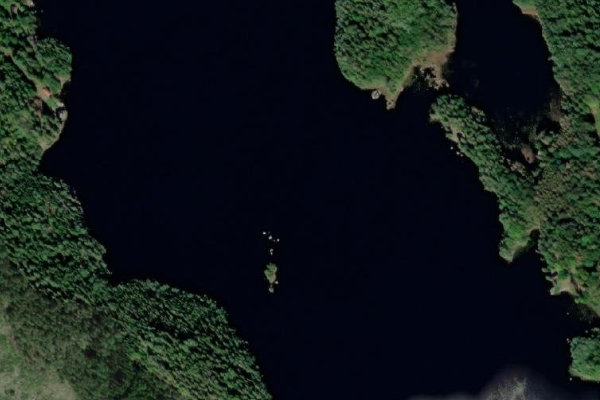 Satellitenbild der Umgebung von Stora Bjän