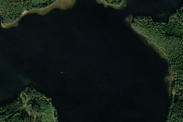 Satellitenbild der Umgebung von Glimmingen