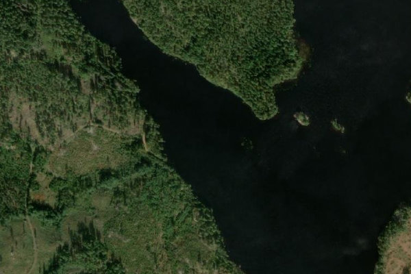 Satellitenbild der Umgebung von Ramsen