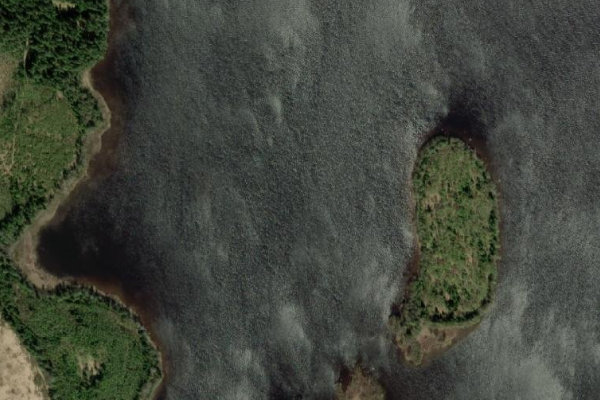 Satellitenbild der Umgebung von Öjaren (Växjö)