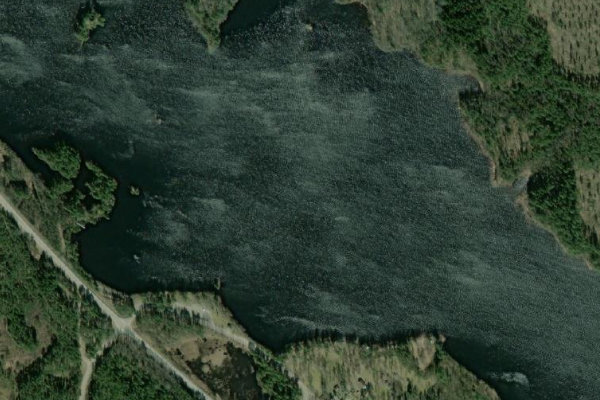 Satellitenbild der Umgebung von Orranäsasjön
