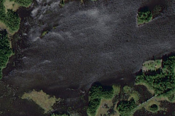 Satellitenbild der Umgebung von Yggersrydsjön