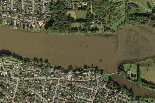 Satellitenbild der Umgebung von Vandkraftsøen