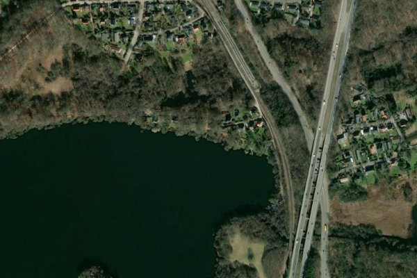 Satellitenbild der Umgebung von Farum Sø