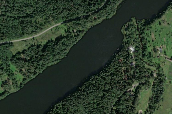 Satellitenbild der Umgebung von Valguma ezers