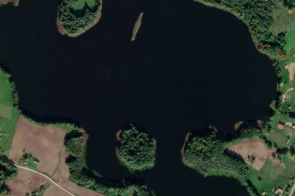 Satellitenbild der Umgebung von Antakmenių ež.