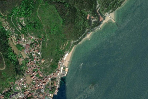Satellitenbild der Umgebung von Rumeli Kavağı Plajı
