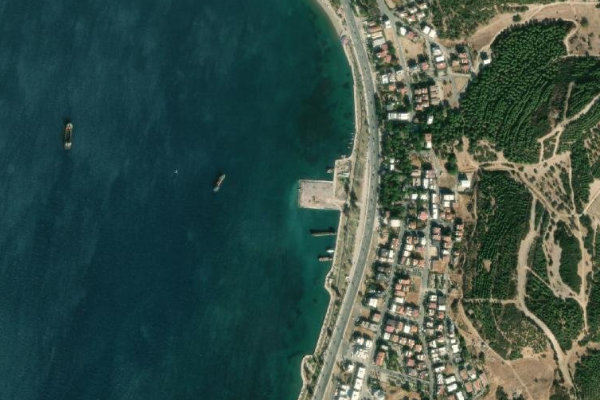 Satellitenbild der Umgebung von Aliaport