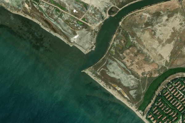 Satellitenbild der Umgebung von Bakırçay